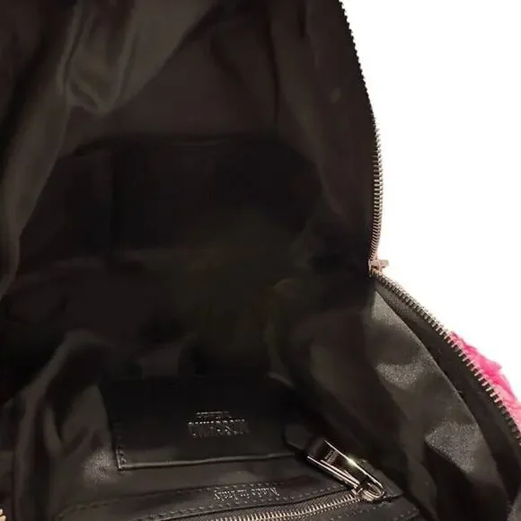 Moschino Pink Fur Backpack